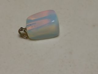 Colgante Opalita blanco-azul