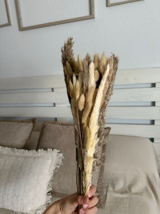 Flores secas decoración - Tonos tierra