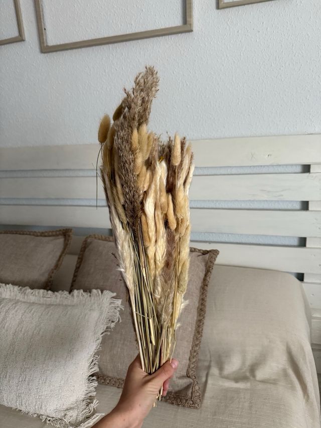 Flores secas decoración - Tonos tierra
