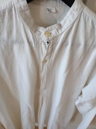 Camisa blanca algodon hombre xl