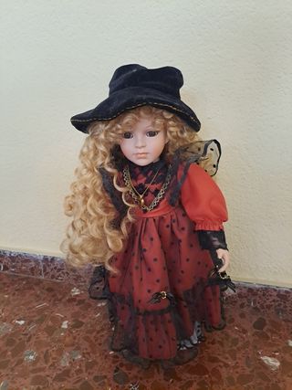Muñeca porcelana antigua