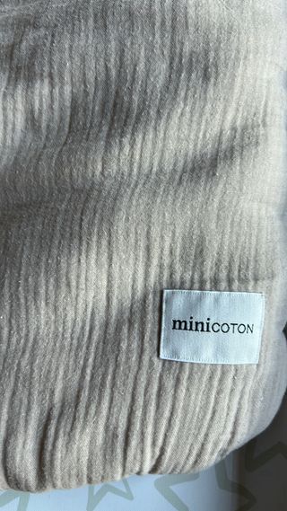 Saco bebé Minicoton beige