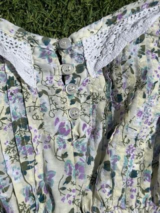 Vestido Zara flores - multicolor