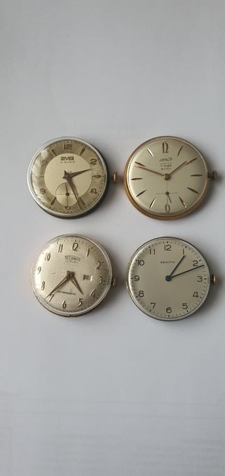4 Meccanismi Orologi Vintage