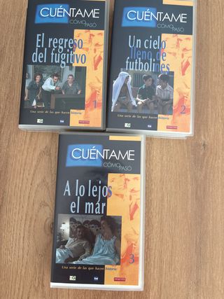 VHS Cuéntame cómo pasó (3 cintas)