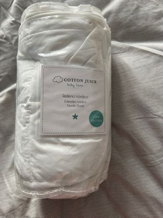 Funda y relleno nordico cuna niña