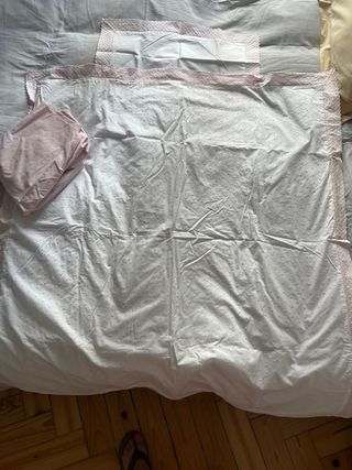 Funda y relleno nordico cuna niña