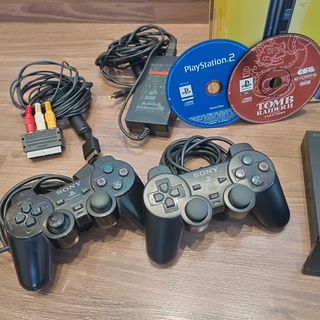 PS2 (PlayStation 2) + 8 juegos