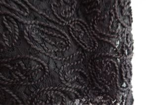 Top negro Zara encaje manga corta
