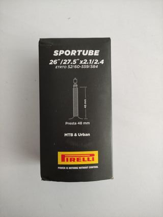 Cámara bicicleta Pirelli 26 o 27.5 x 2.1/2.4