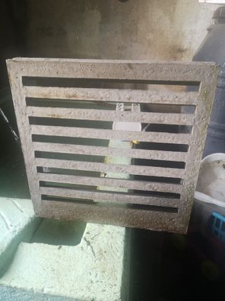 Rejilla ventilación hormigón