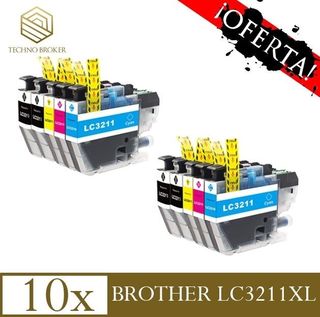 BROTHER LC 3211XL COMPATIBLE PACK 10