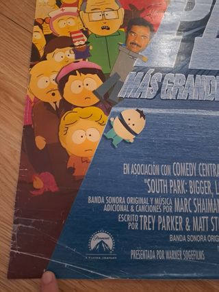 Póster South Park: Más grande, más largo y sin cor