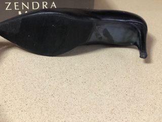 ZENDRA Basic - Zapatos negros 39. Tacón 6,5cm