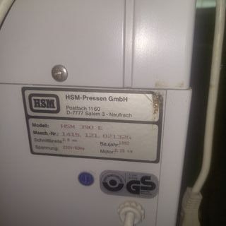 Trituradora papel HSM 390-E