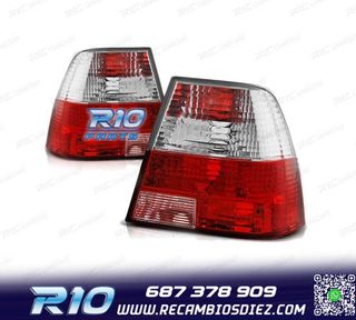 PILOTOS VOLKSWAGEN VW BORA 98-05 ROJO BLANCO