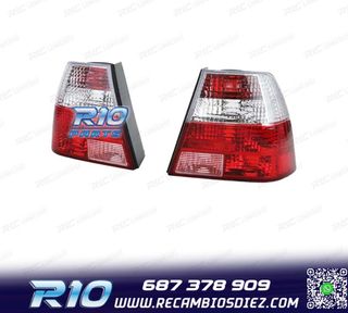 PILOTOS VOLKSWAGEN VW BORA 98-05 ROJO BLANCO