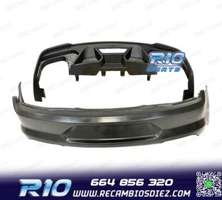 PARAGOLPES TRASERO FORD MUSTANG 15-17 LOOK GT500
