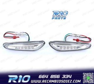 INTERMITENTES BMW E46 01-05 LATERALES LED CROMADO