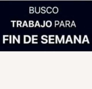 Feina cap de setmana