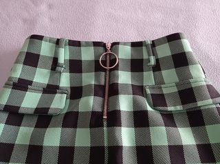 Minifalda cuadros vichy T36