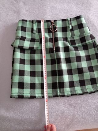 Minifalda cuadros vichy T36
