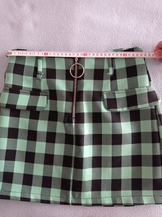 Minifalda cuadros vichy T36