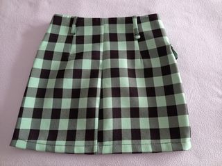 Minifalda cuadros vichy T36