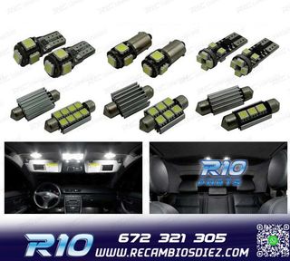 KIT 23 BOMBILLAS LED INTERIOR PARA AUDI A4 S4 RS4 B6 B7 AVAN