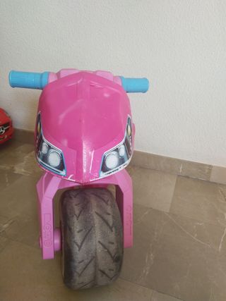Moto correpasillos rosa-azul