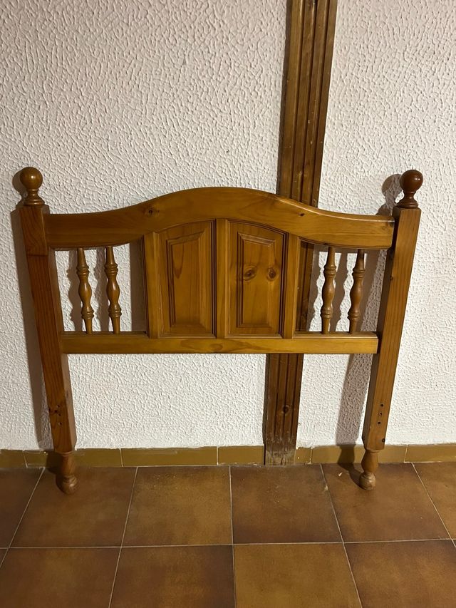 Cabecero madera cama 90 - Marrón