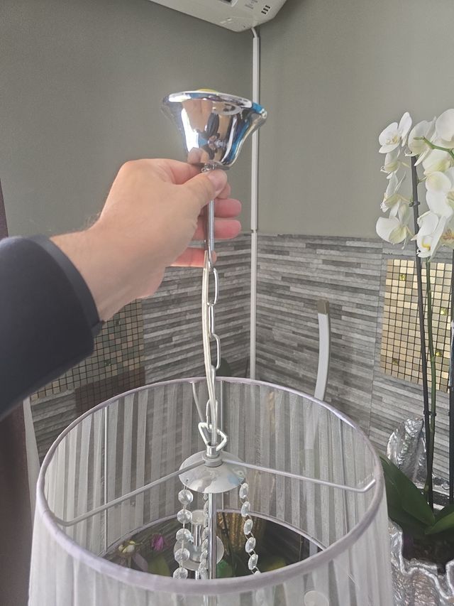 Lámpara 3 brazos - Blanca