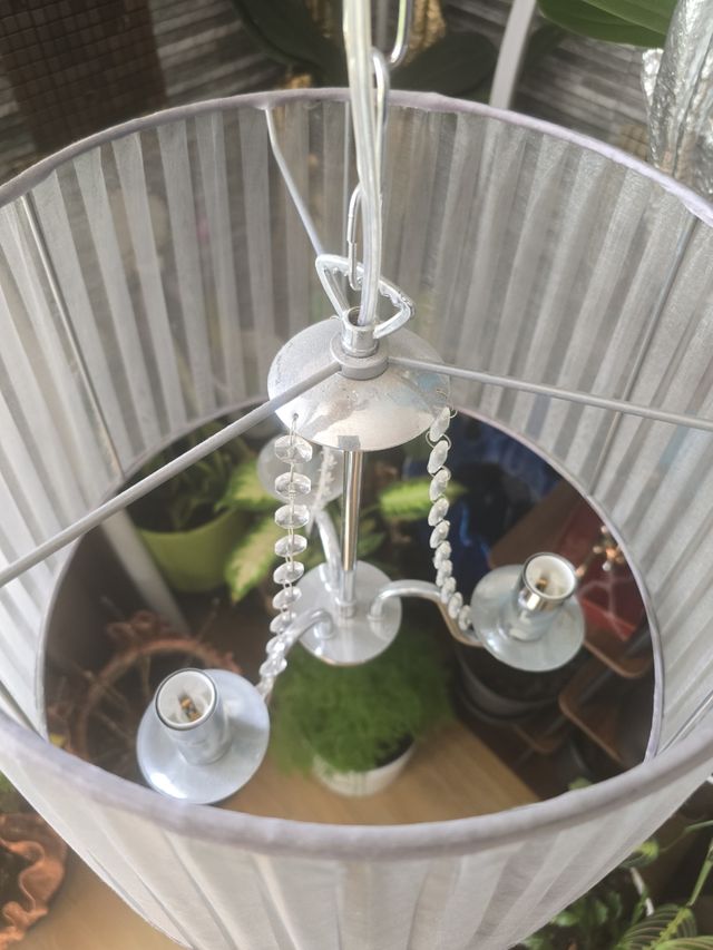 Lámpara 3 brazos - Blanca