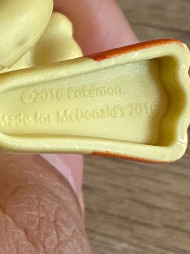 4 personaggi Pokémon McDonalds