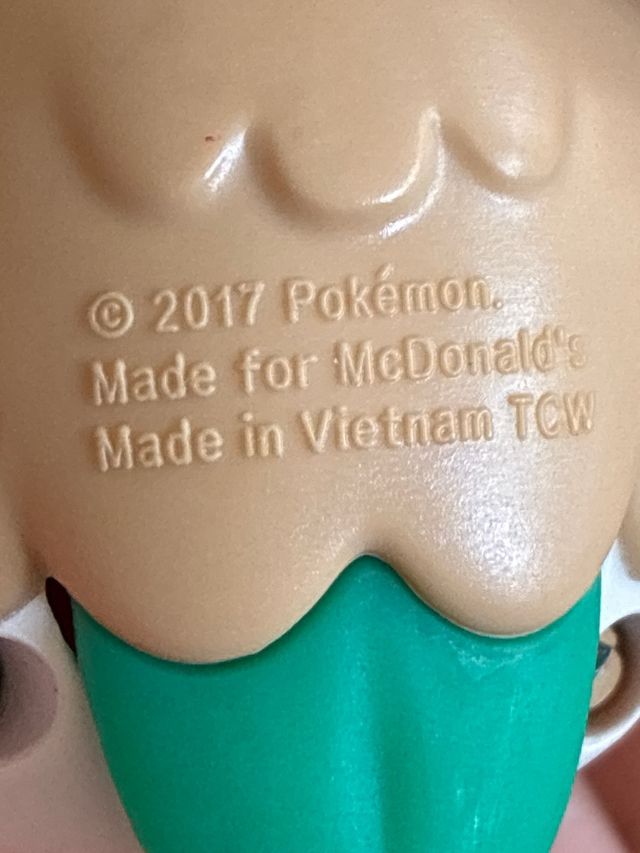 4 personaggi Pokémon McDonalds