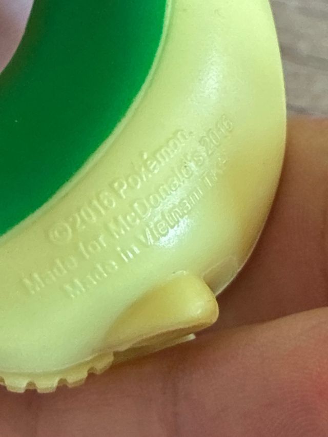 4 personaggi Pokémon McDonalds