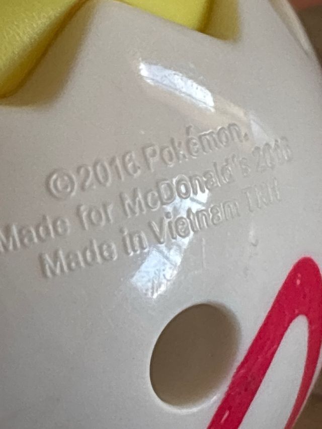 4 personaggi Pokémon McDonalds