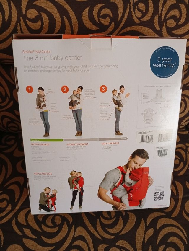 Stokke MyCarrier: Portabebés 3 en 1