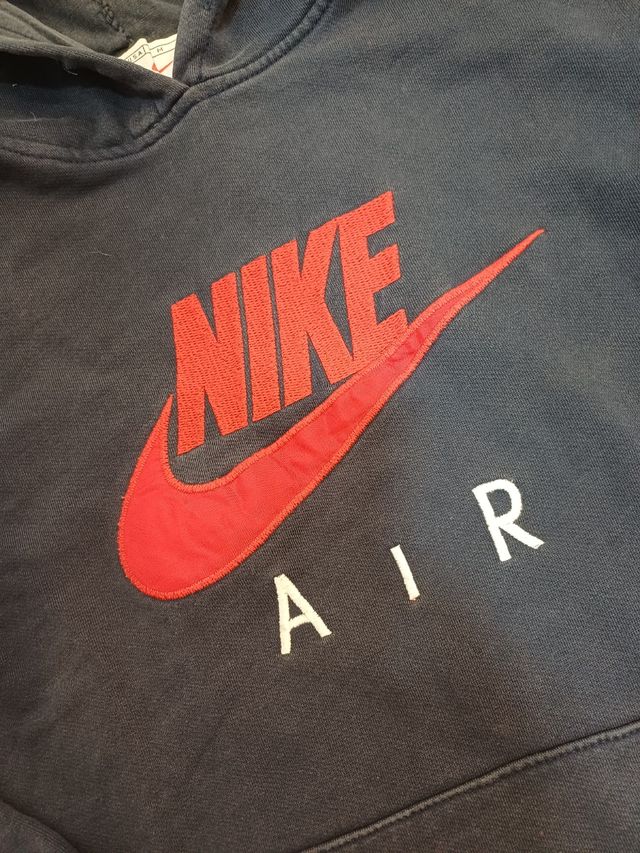 vintage 80s black and red Nike sweatshirt