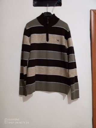 Maglione Diadora uomo a righe