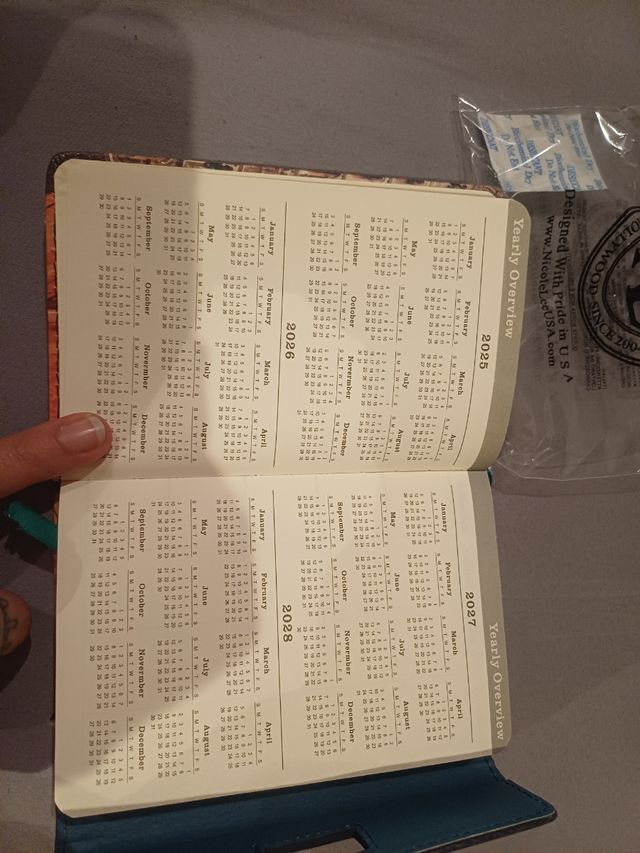 Planificador + bolígrafo Nicole Lee USA