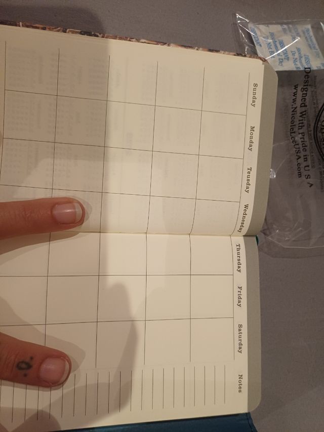 Planificador + bolígrafo Nicole Lee USA