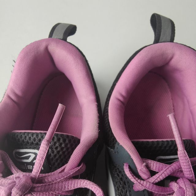 Zapatillas Kalenji running - grises y moradas