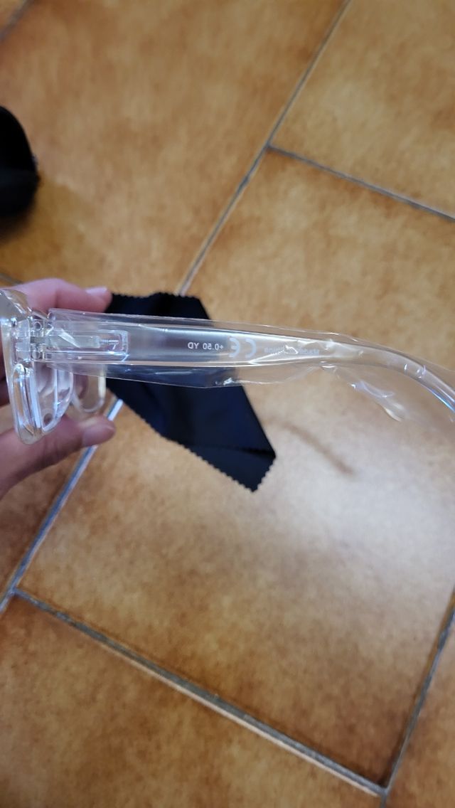 Occhiali da lettura trasparenti +0.50