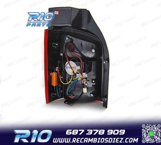 PILOTOS VOLKSWAGEN VW T5 10-15 TRANSPORTER 2P LED ROJO BLANC