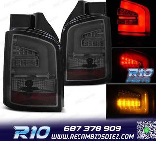PILOTOS VOLKSWAGEN VW T5 10-15 1P LED BAR AHUMADO