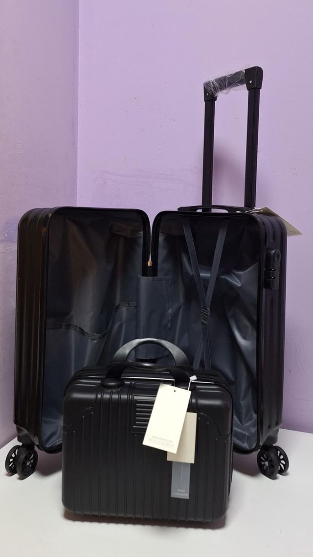 Maleta + neceser NUEVOS, recogida local o envio