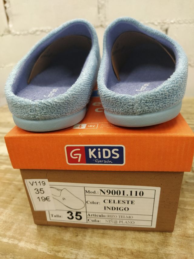 Zapatillas Garzón - Pantuflas azules