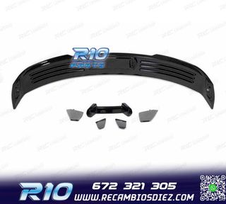 ALERON SPOILER FORD MUSTANG 15-19 LOOK GT500 NEGRO BRILLO