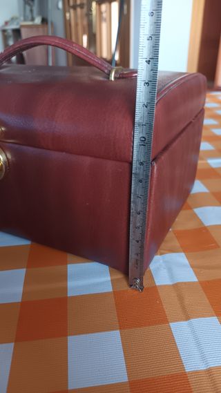 Joyero vintage marrón